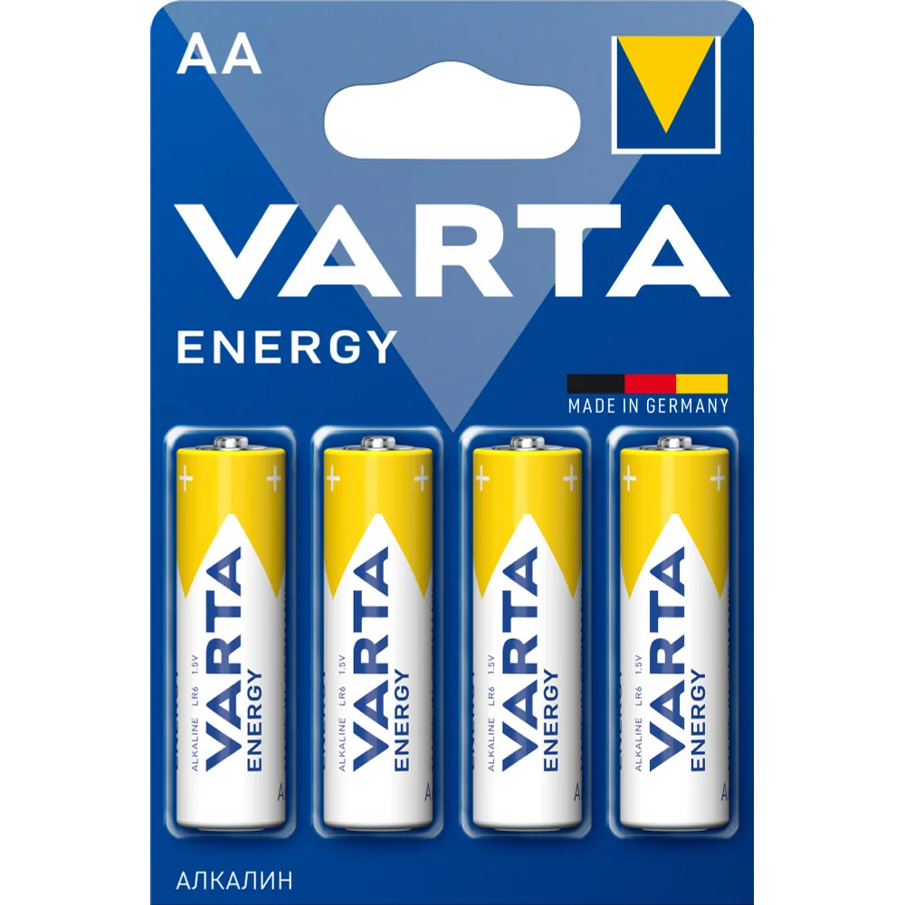 Батарейкa Varta Energy, AA, 4 шт.